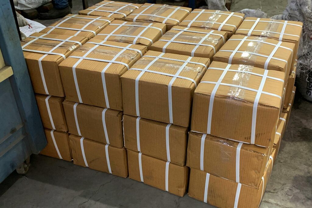 packaging/ stack of cartons