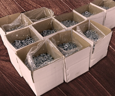 packaging of spring washers