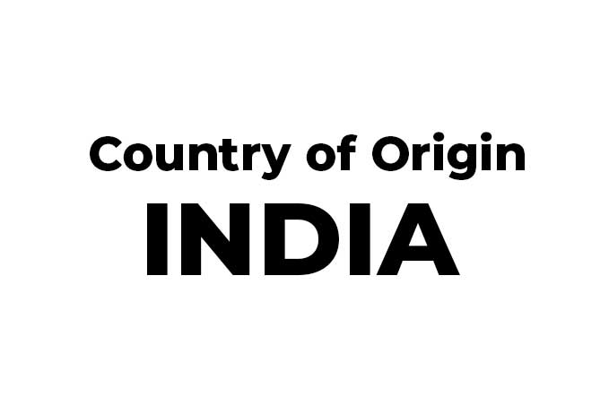 Country of Origin India